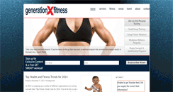 Desktop Screenshot of generationxfitness.com